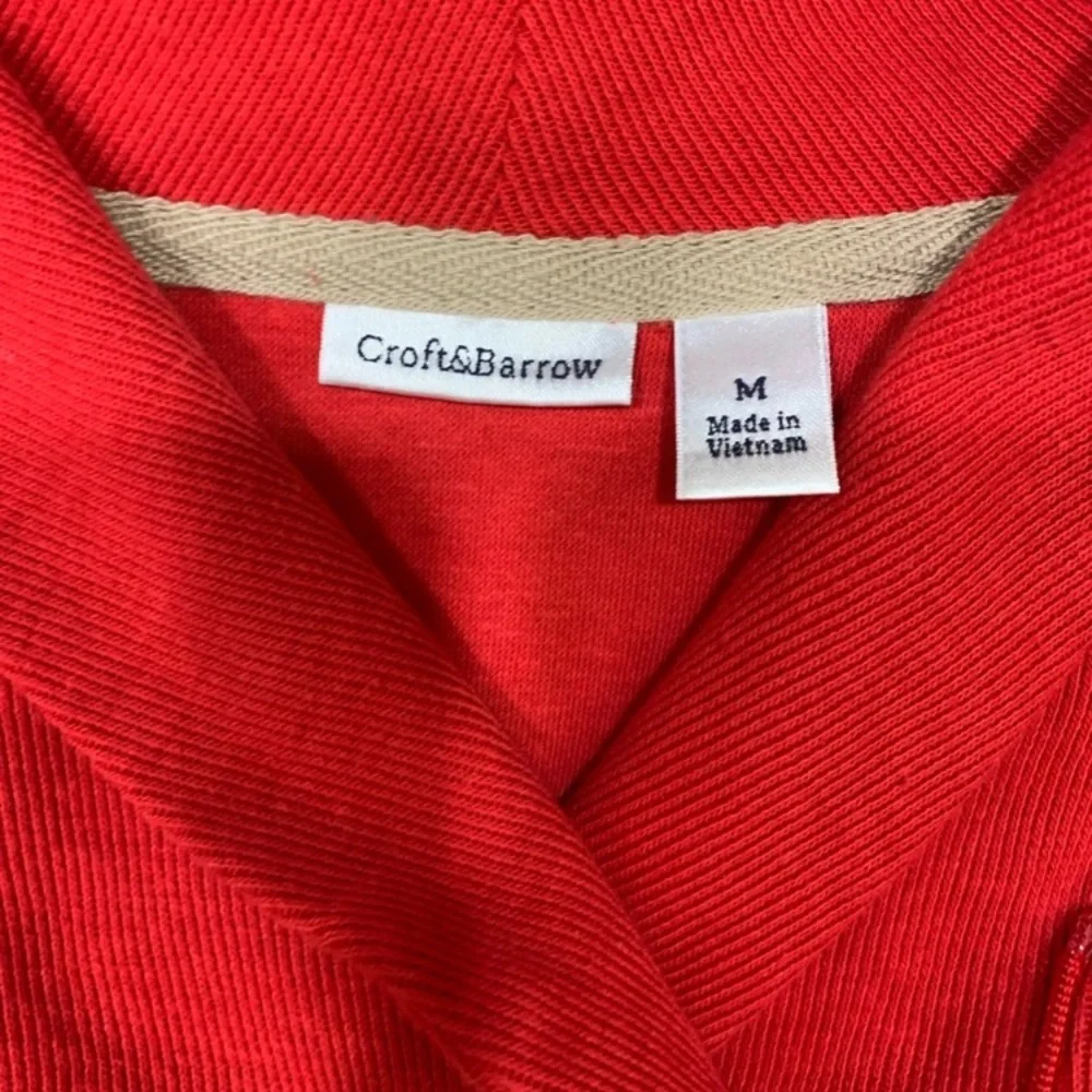 Croft & Barrow Red Pullover Sweater
